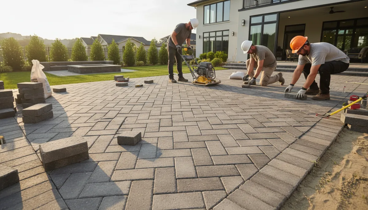 professional paver installation