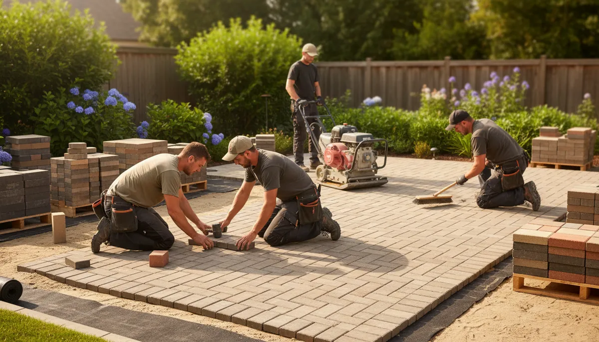 professional paver installation