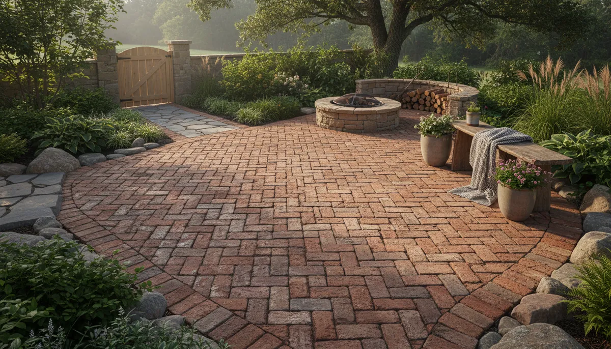 clay brick pavers