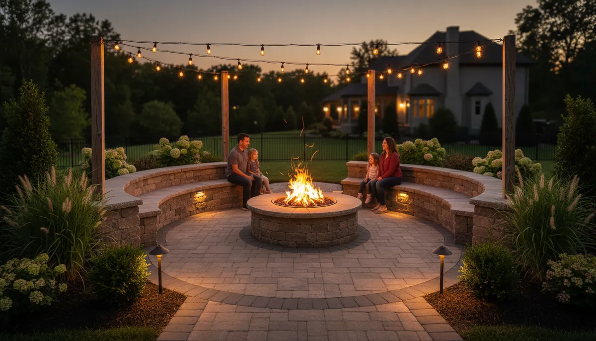 13 Fire Pit Paver Patio Ideas That Transform Backyards (2026)