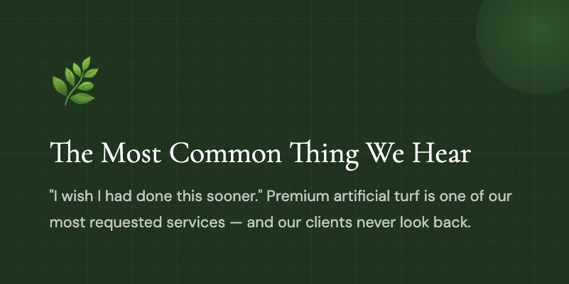 Artificial Turf Installation