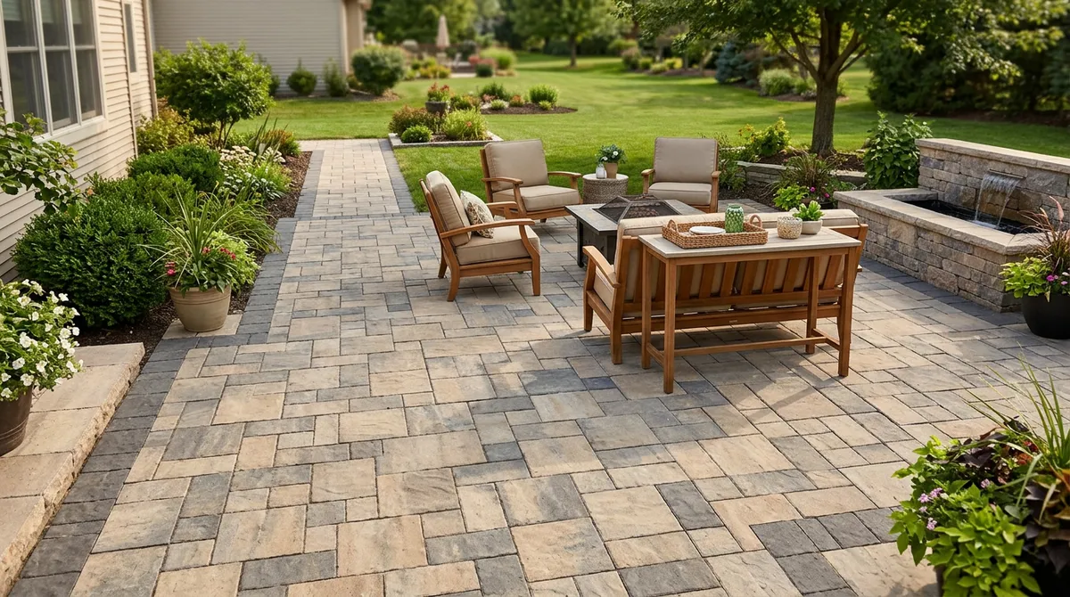 pavers patio installation