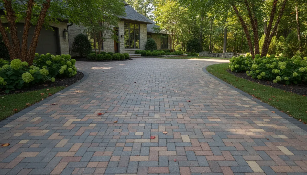 driveway paver installation