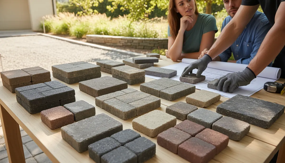 driveway paver installation