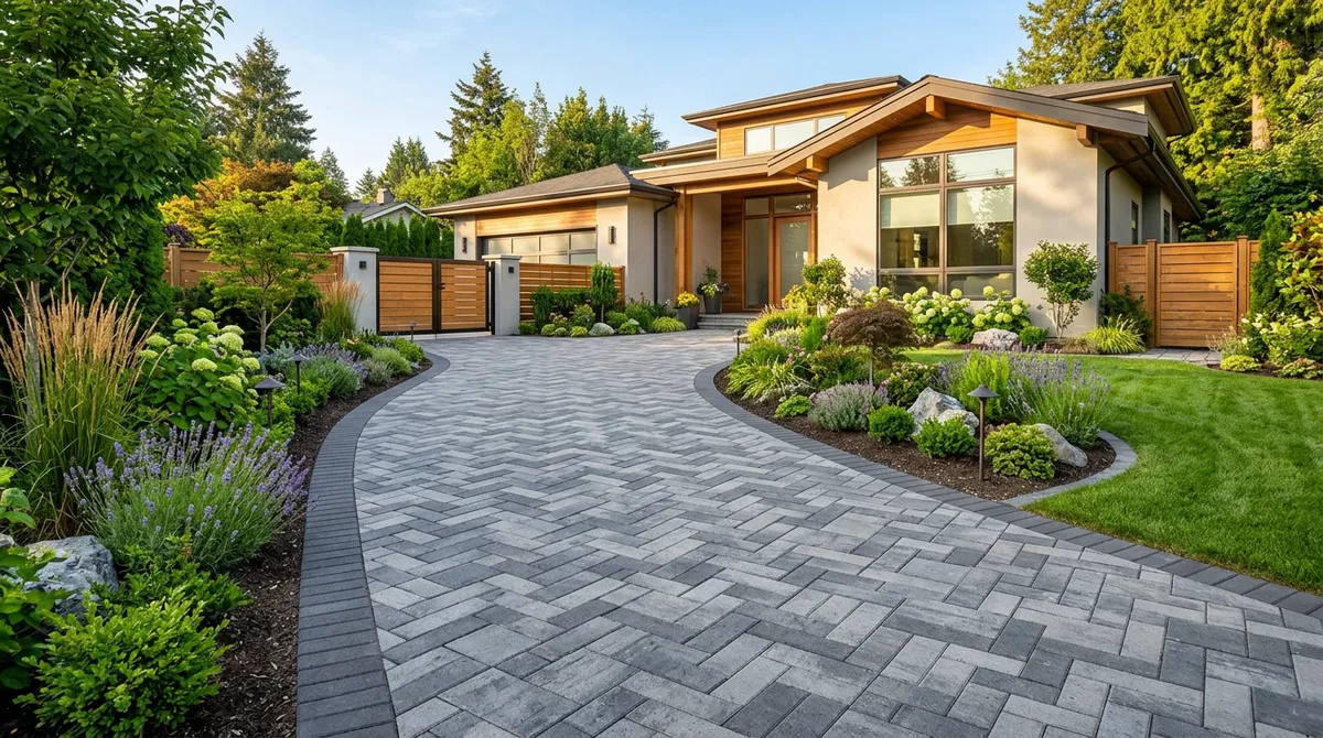 concrete driveway pavers