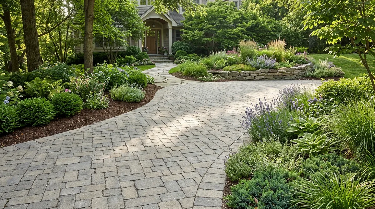 concrete driveway pavers