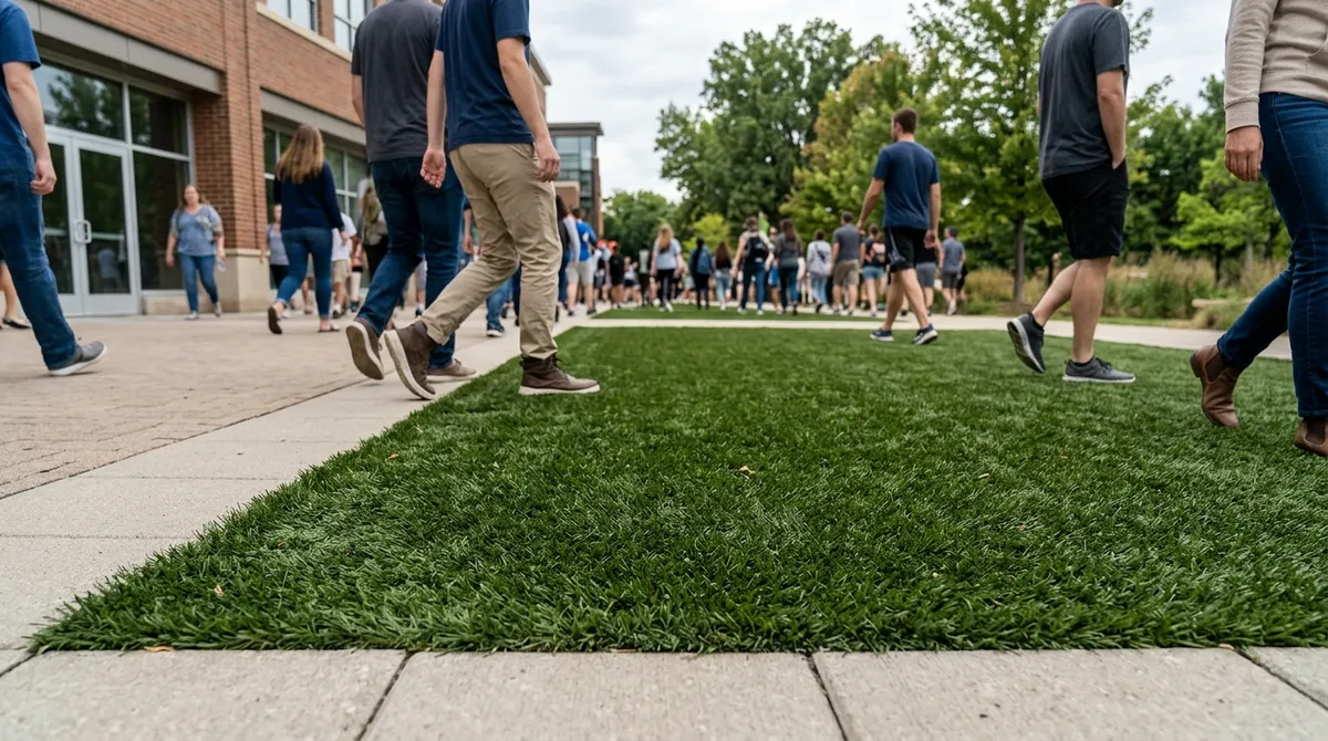 High-traffic commercial turf Illinois