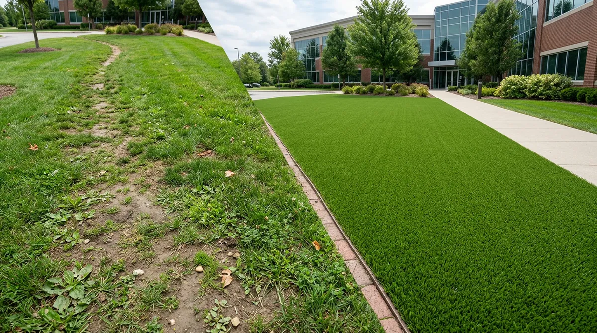 High-traffic commercial turf Illinois