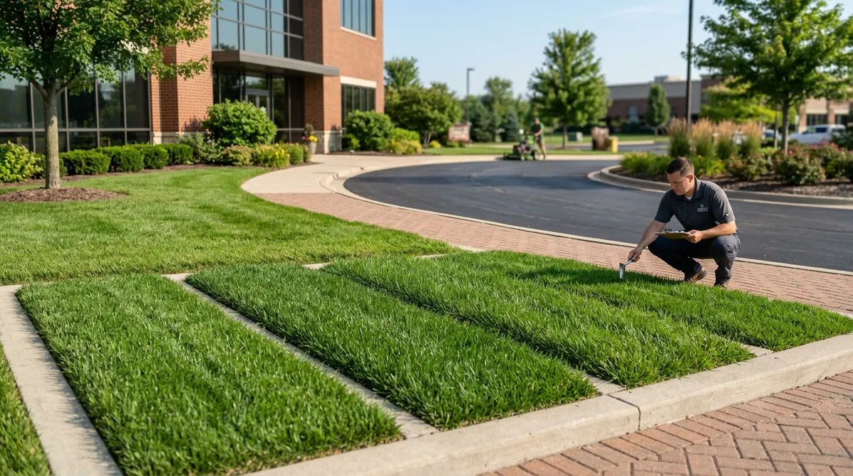 High-traffic commercial turf Illinois
