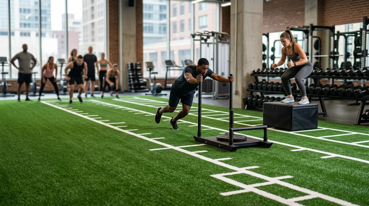 Gym turf installation Chicago