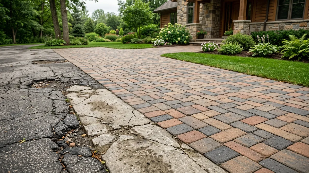 driveway pavers installation