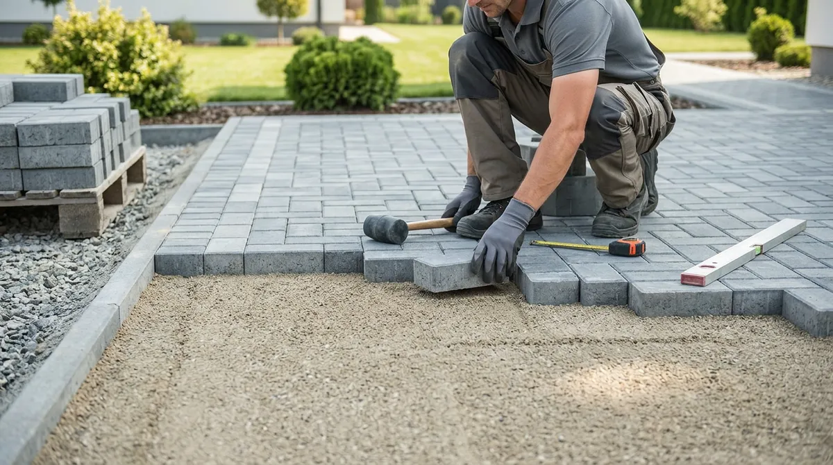 driveway pavers installation
