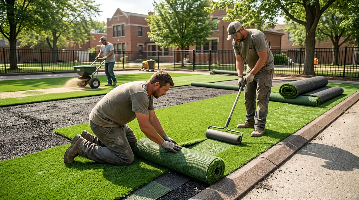 Daycare playground turf Chicago