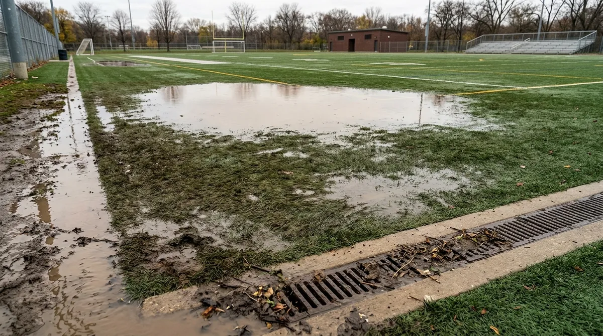 School athletic field turf Chicago