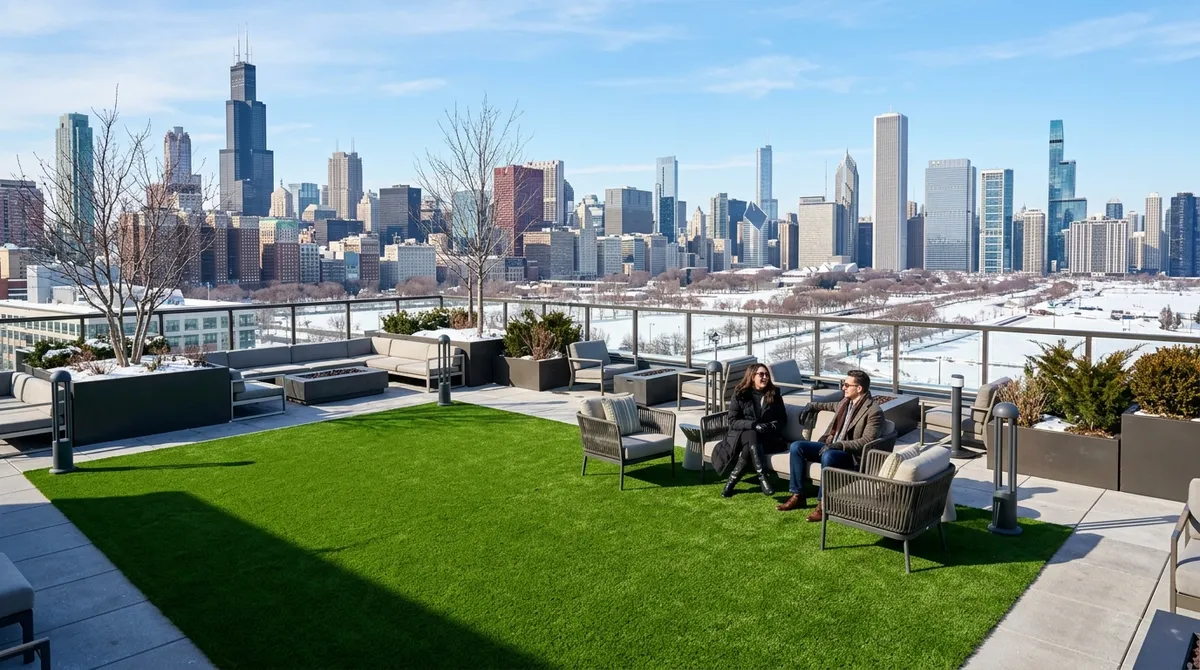Natural Grass vs. Artificial Turf for Hotel Outdoor Amenities: Which Wins in Chicago?