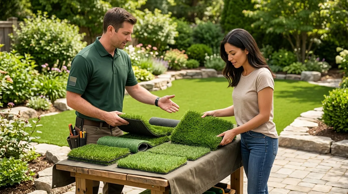 artificial grass installation