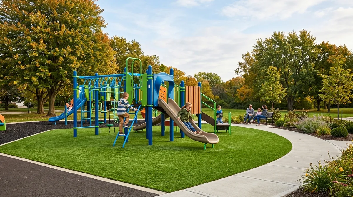 Commercial playground turf Illinois