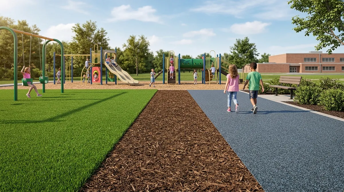 Commercial playground turf Illinois