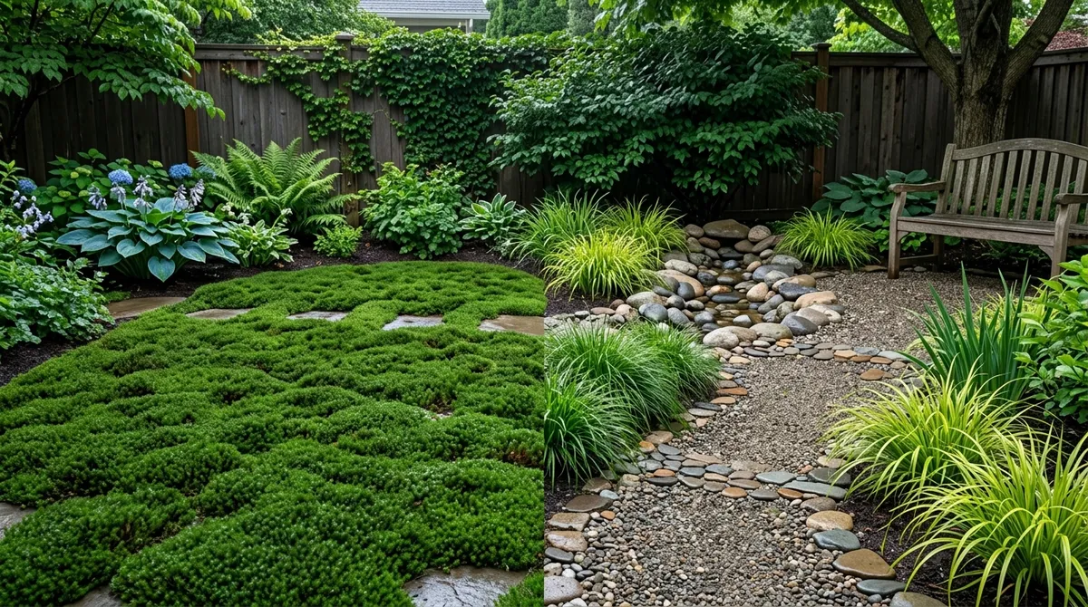 Grass alternative for wet backyards