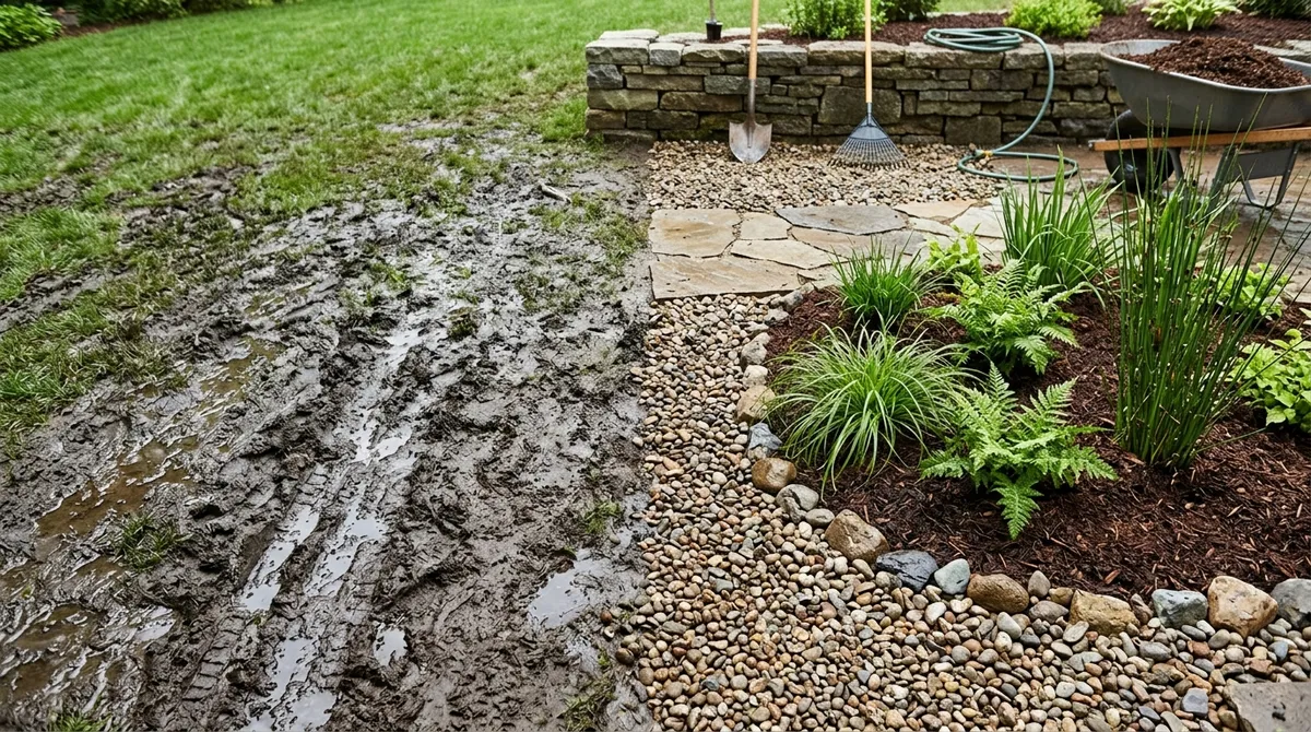 Grass alternative for wet backyards