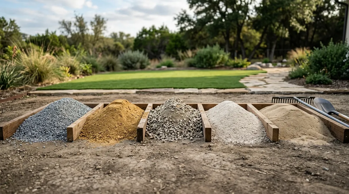 Best base material for turf installation