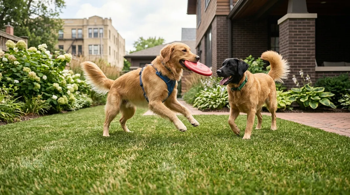 Odor-resistant dog turf Chicago