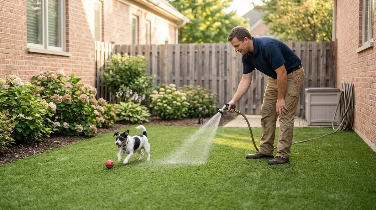 Odor-resistant dog turf Chicago