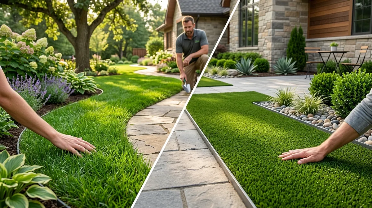 Artificial turf vs real grass cost-benefit