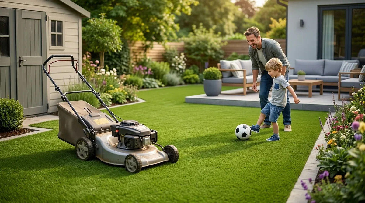 Benefits of synthetic grass for families