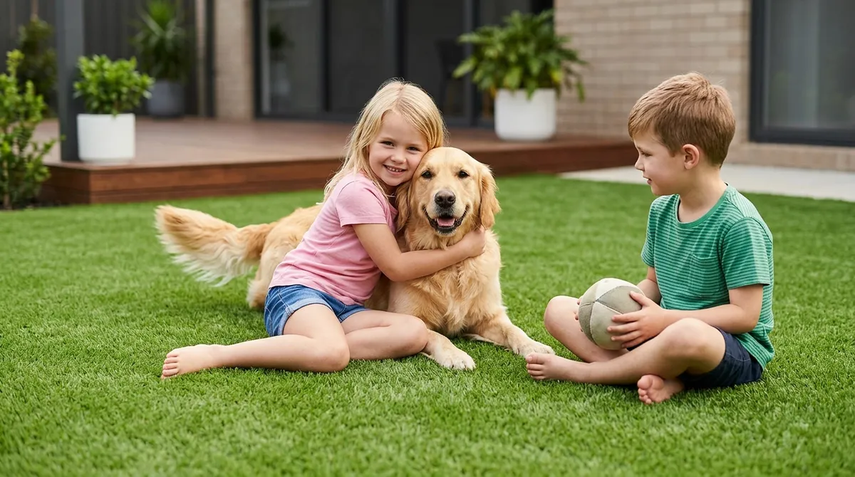 Benefits of synthetic grass for families