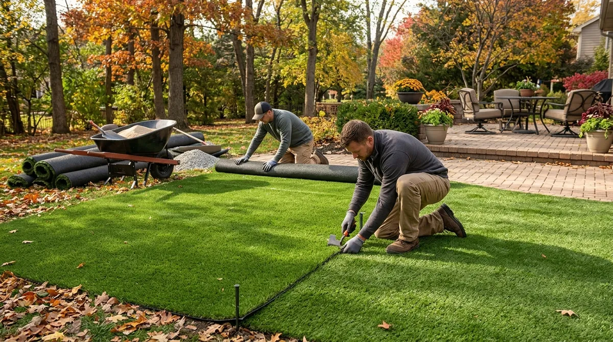 How long does artificial turf last in Illinois?