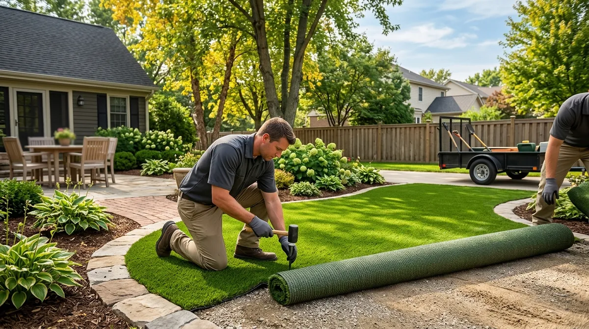 How long does artificial turf last in Illinois?
