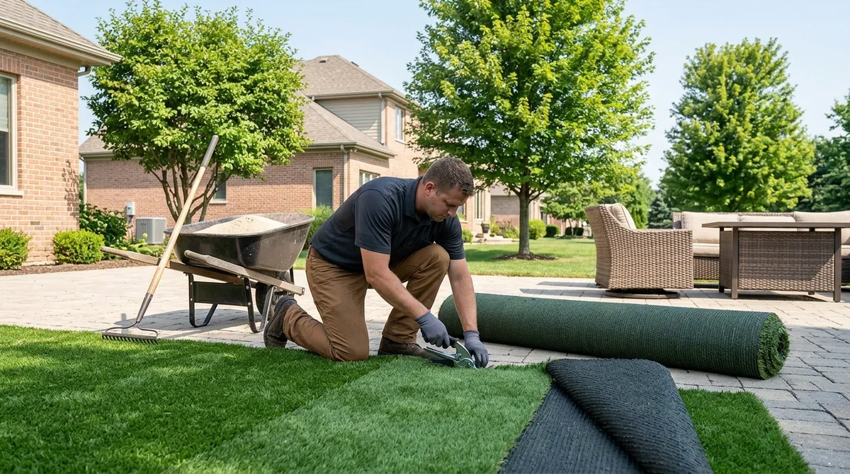 How long does artificial turf last in Illinois?