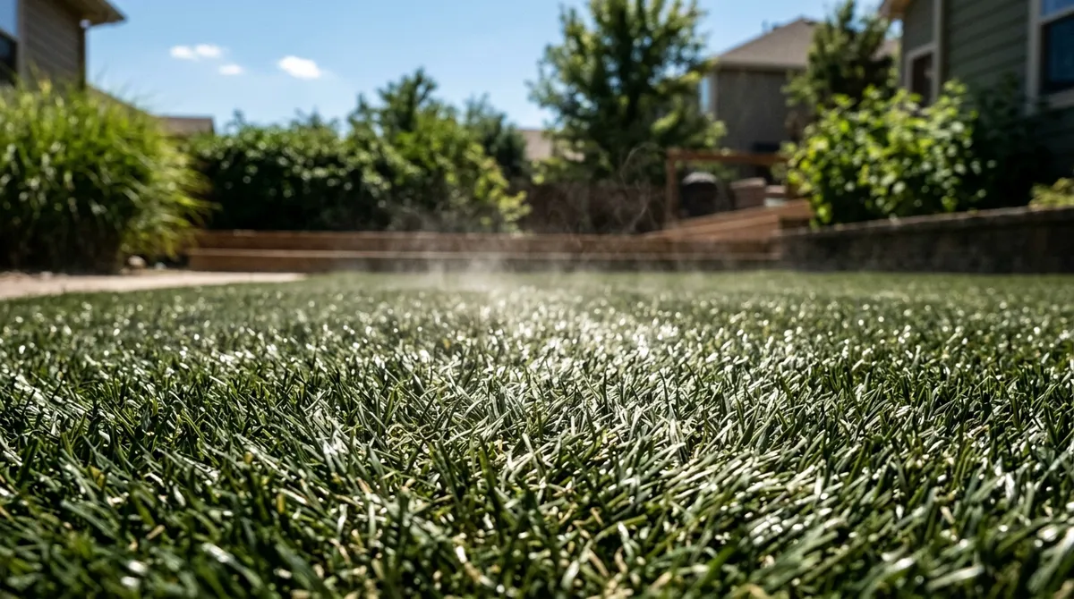 Artificial turf heat reduction technology