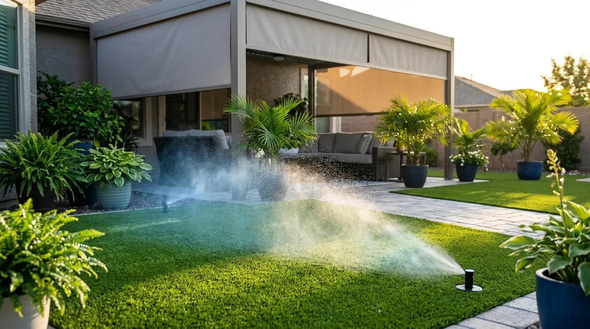 Artificial turf heat reduction technology