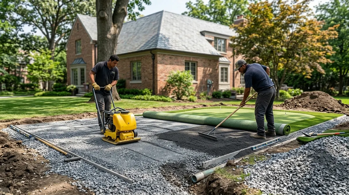 backyard putting green chicago