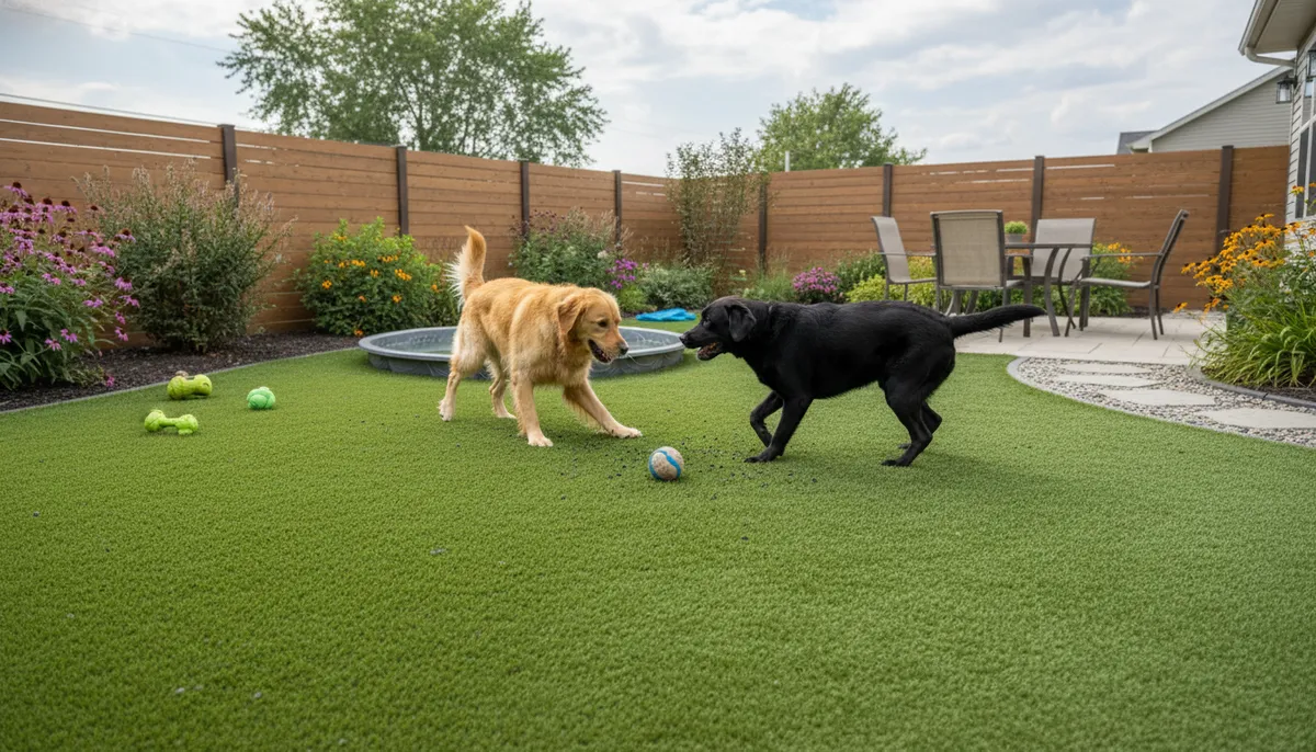 Pet-friendly turf installation Kenosha