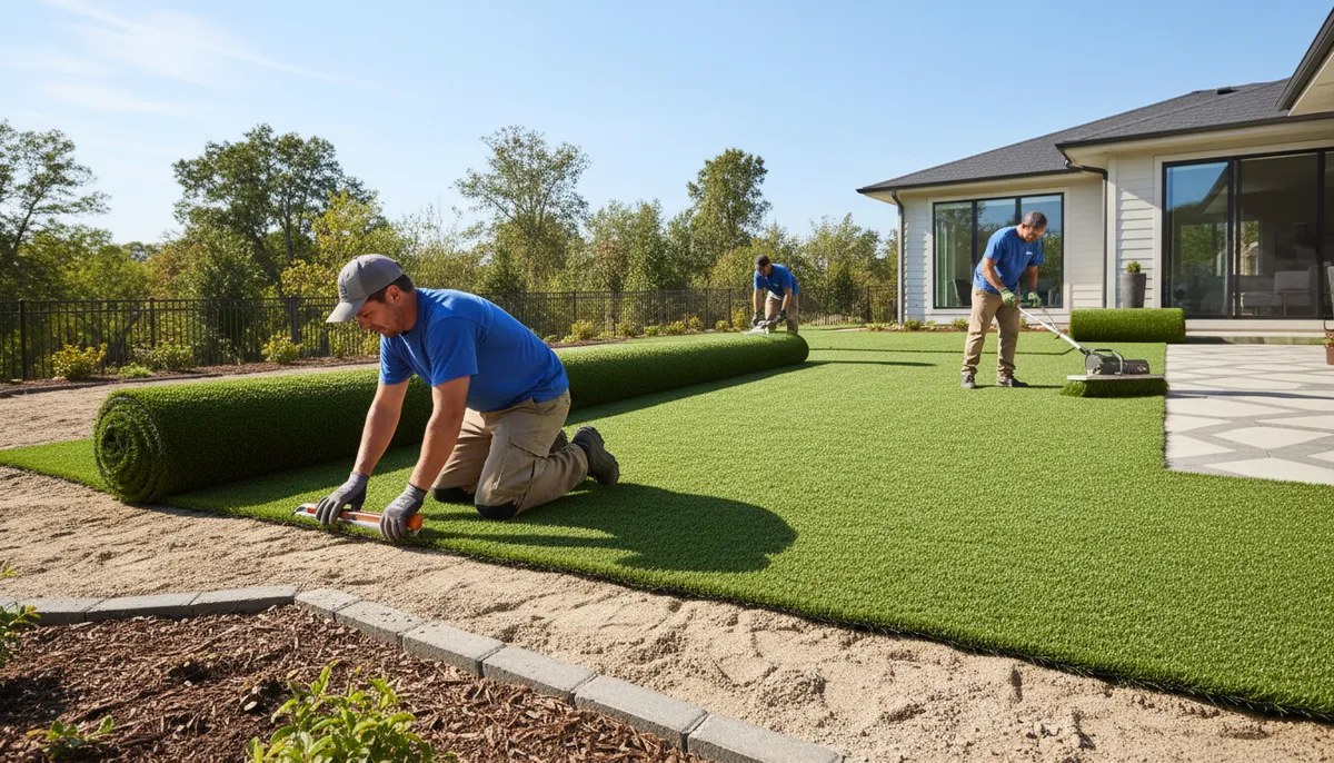 Artificial turf installation process explained