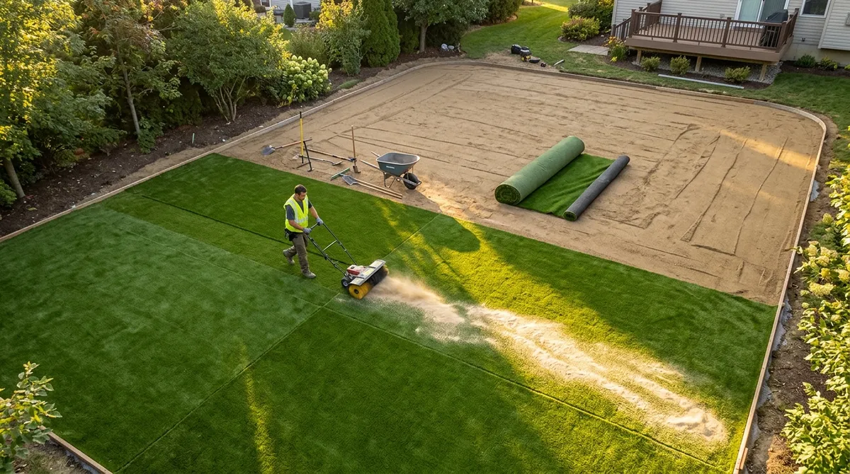 5 Key Stages of the Artificial Turf Installation Process