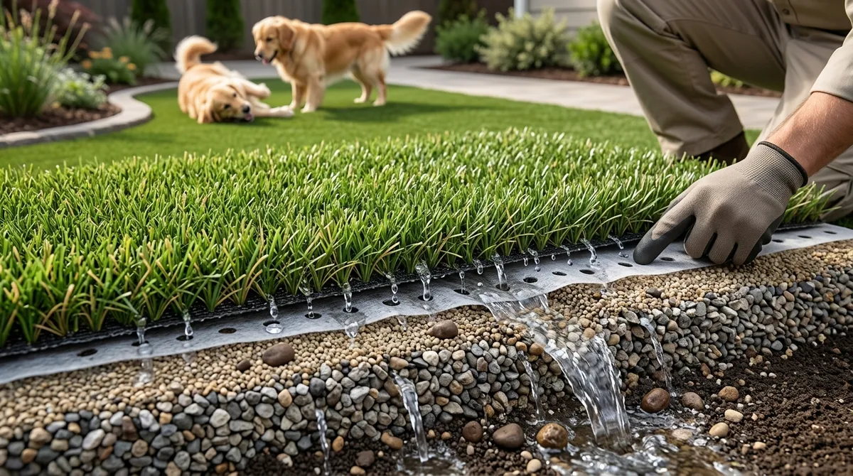 Easy-clean pet turf