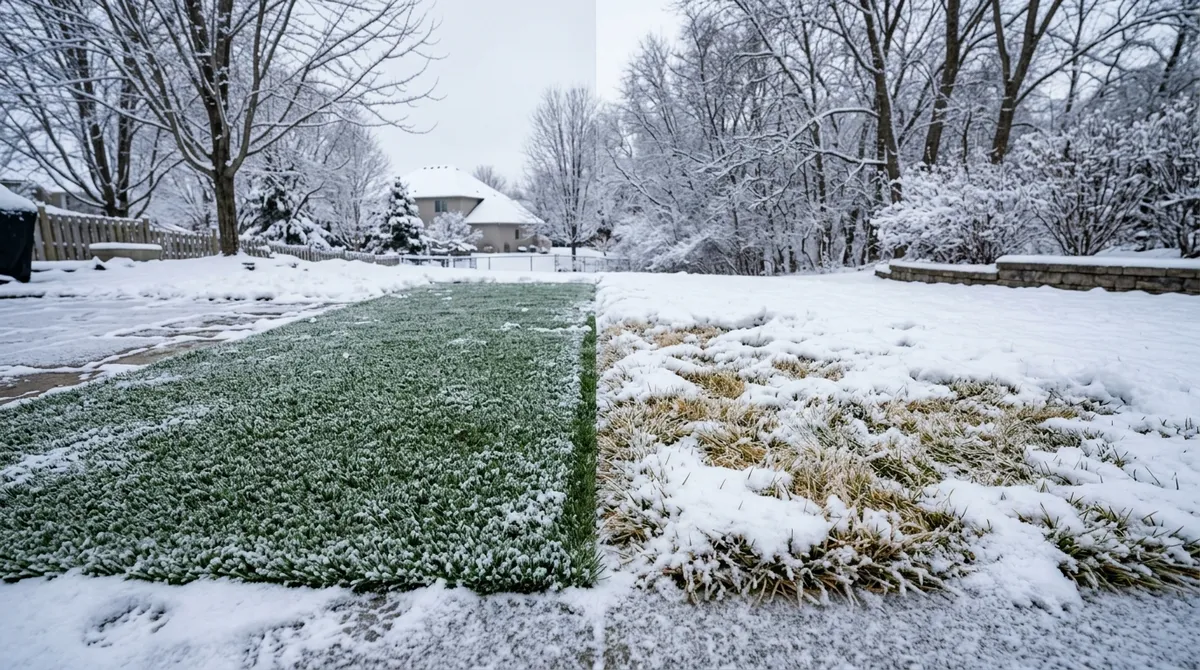 Winterizing artificial turf in the Midwest