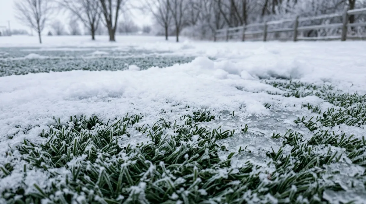 Winterizing artificial turf in the Midwest