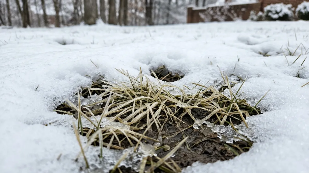 How artificial turf handles heavy snow