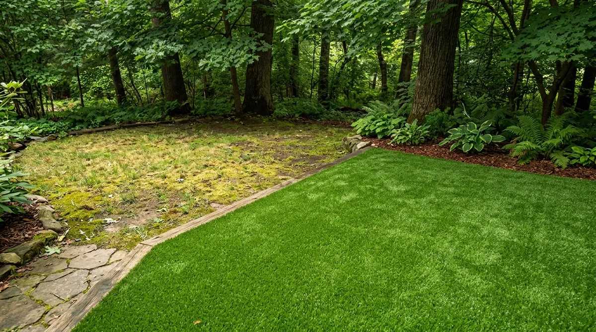 Synthetic Grass for Shaded Areas: The Smart Lawn Fix