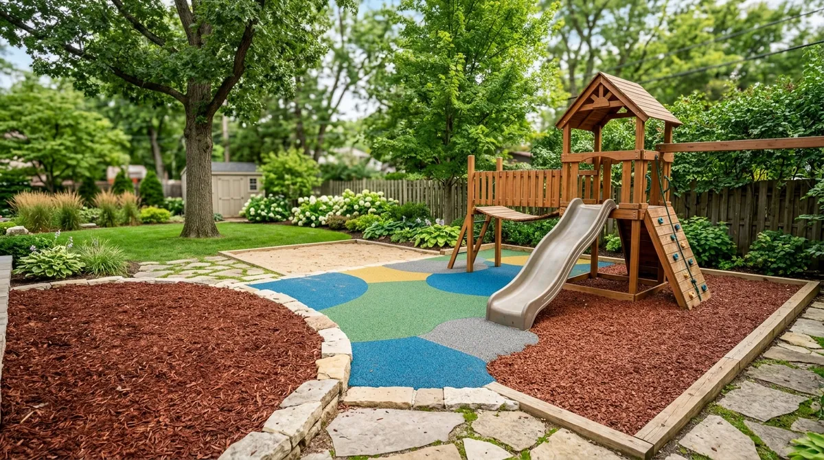 Safe playground surfacing Illinois