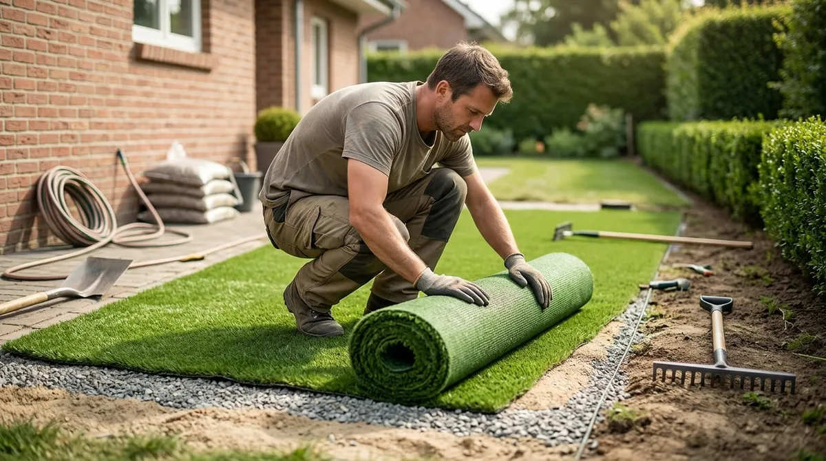 DIY vs professional turf installation