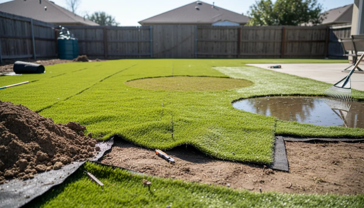 DIY vs professional turf installation