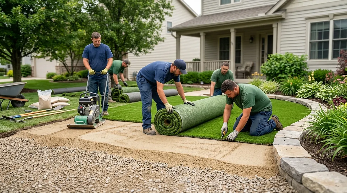 artificial grass and installation