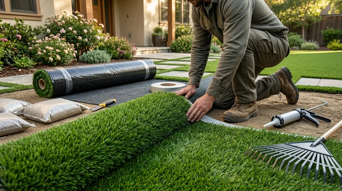 artificial grass and installation