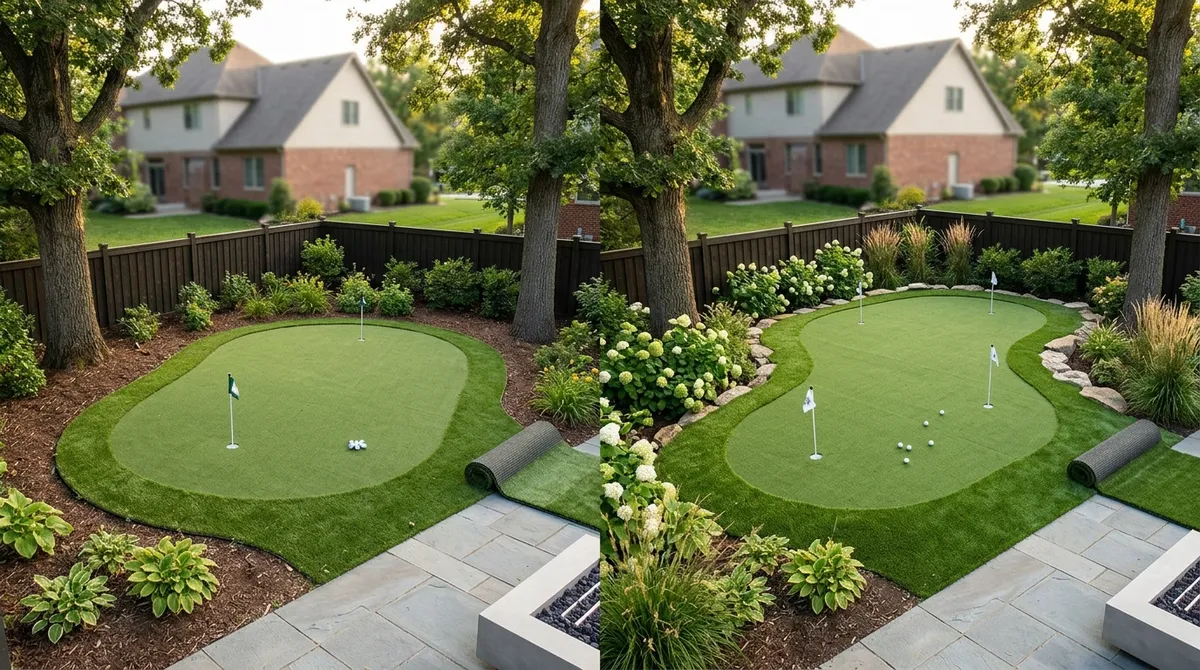 Custom backyard putting greens Chicago
